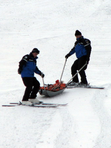 Foto: accident partie Cavnic - jandarmi montani